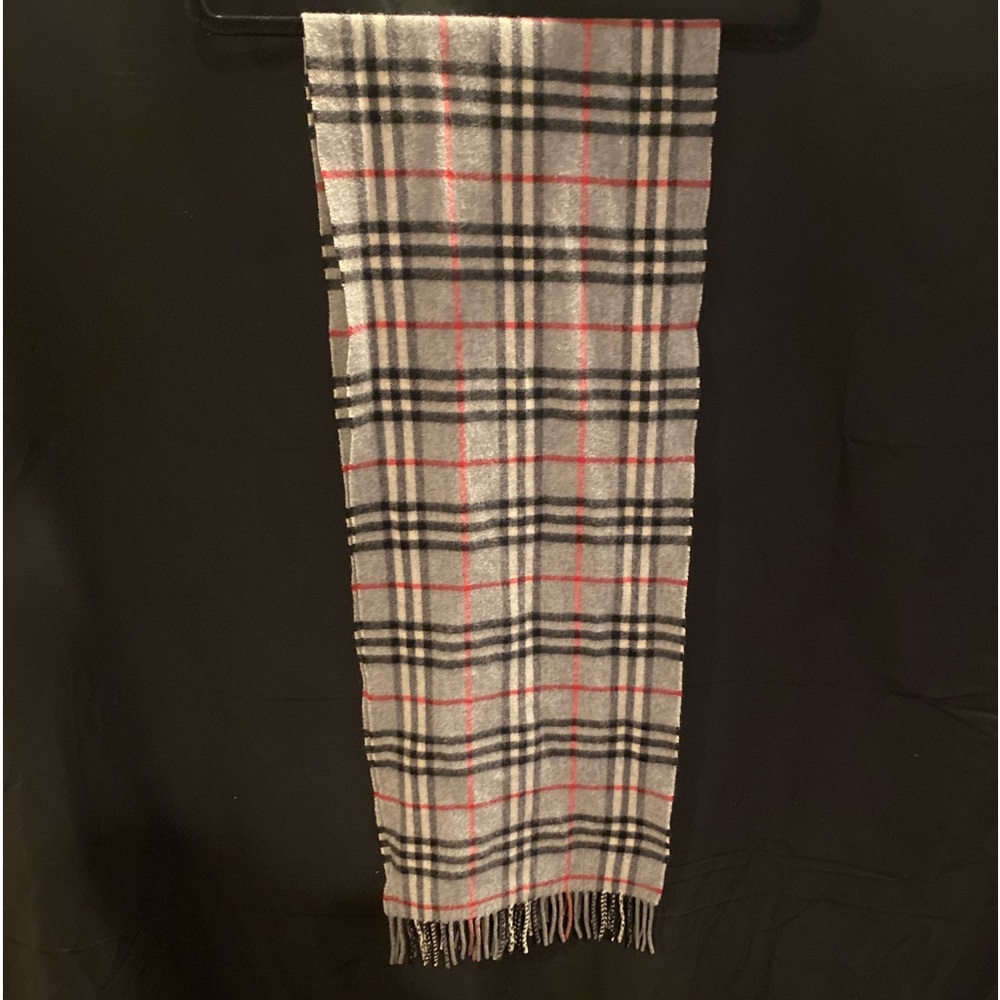 Burberry Cashmere Plaid print Scarf